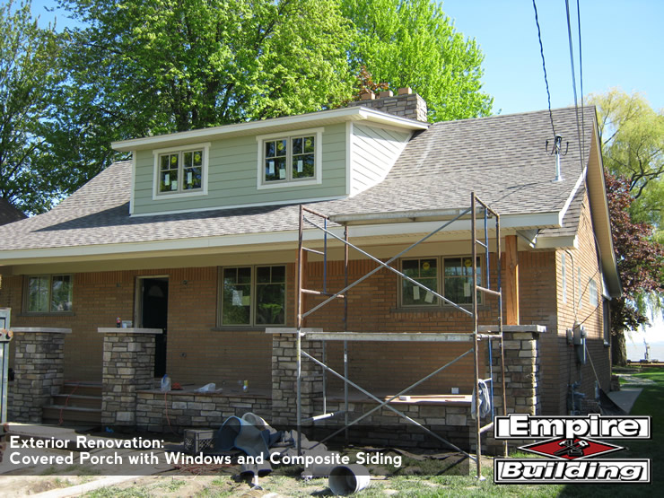 Exterior Renovation - Covered Porch