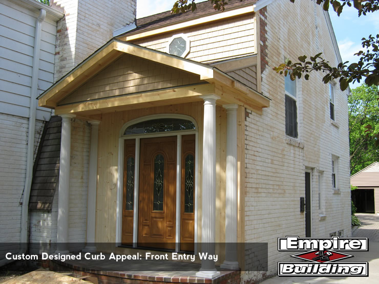 Exterior Renovation - Instant Curb Appeal - Front Entry Way