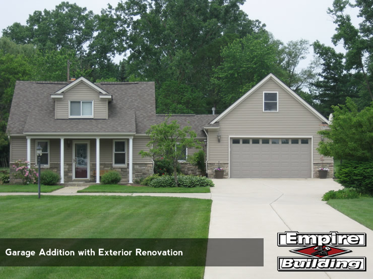 Garage Addition with Exterior Renovation