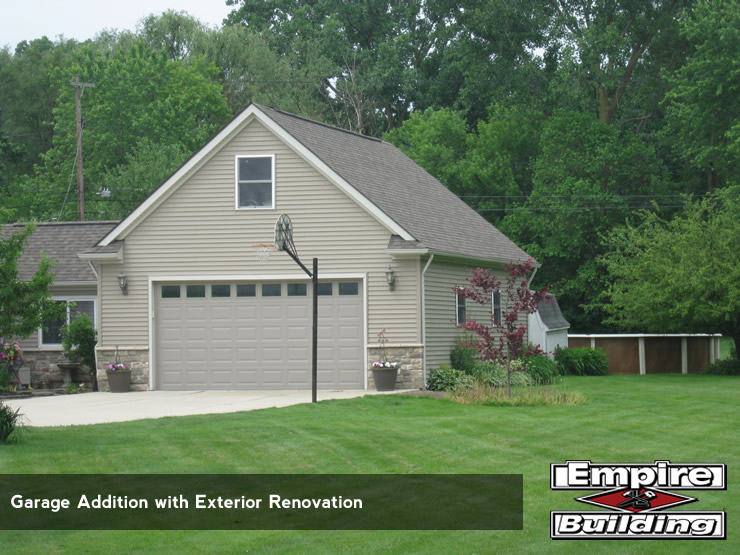 Garage Addition with Exterior Renovation