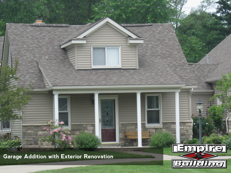 Garage Addition with Exterior Renovation